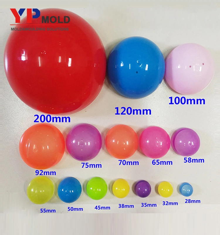 Plastic Ball Injection Mold for Children's Toy Colored Egg