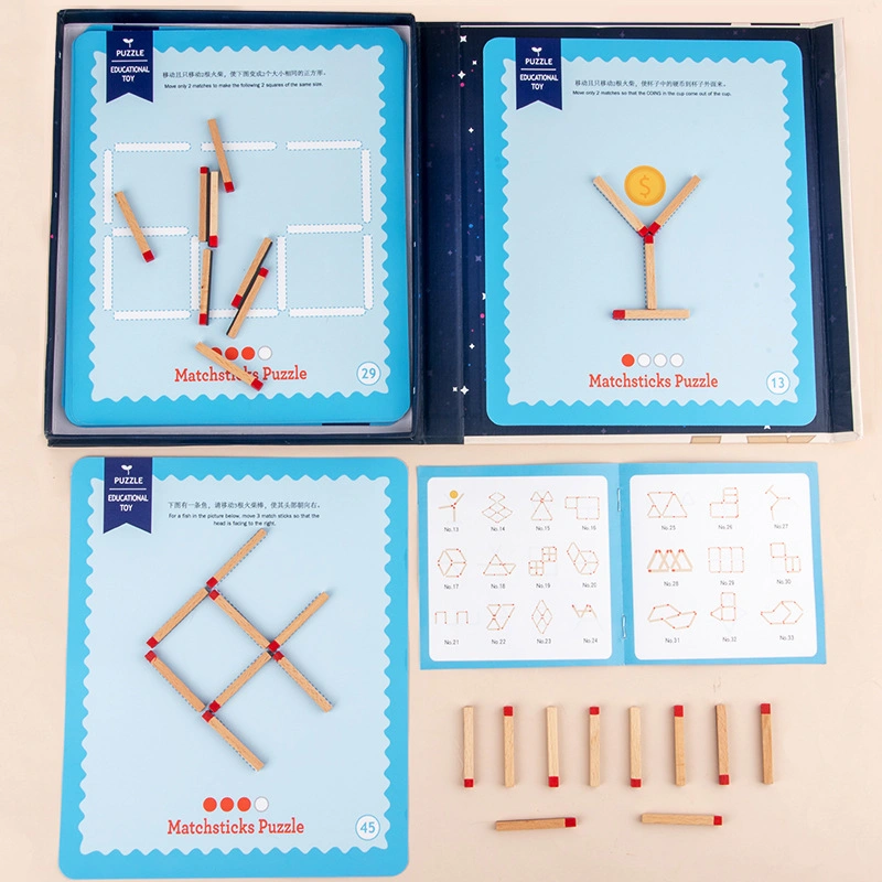 Wooden Magnetic Thinking Match Game Toys