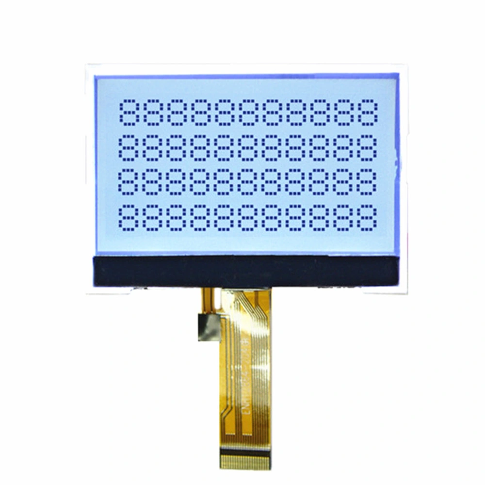 Rétroéclairage LED blanc graphique LCD FSTN LCD 128x64 Module d'affichage d'affichage