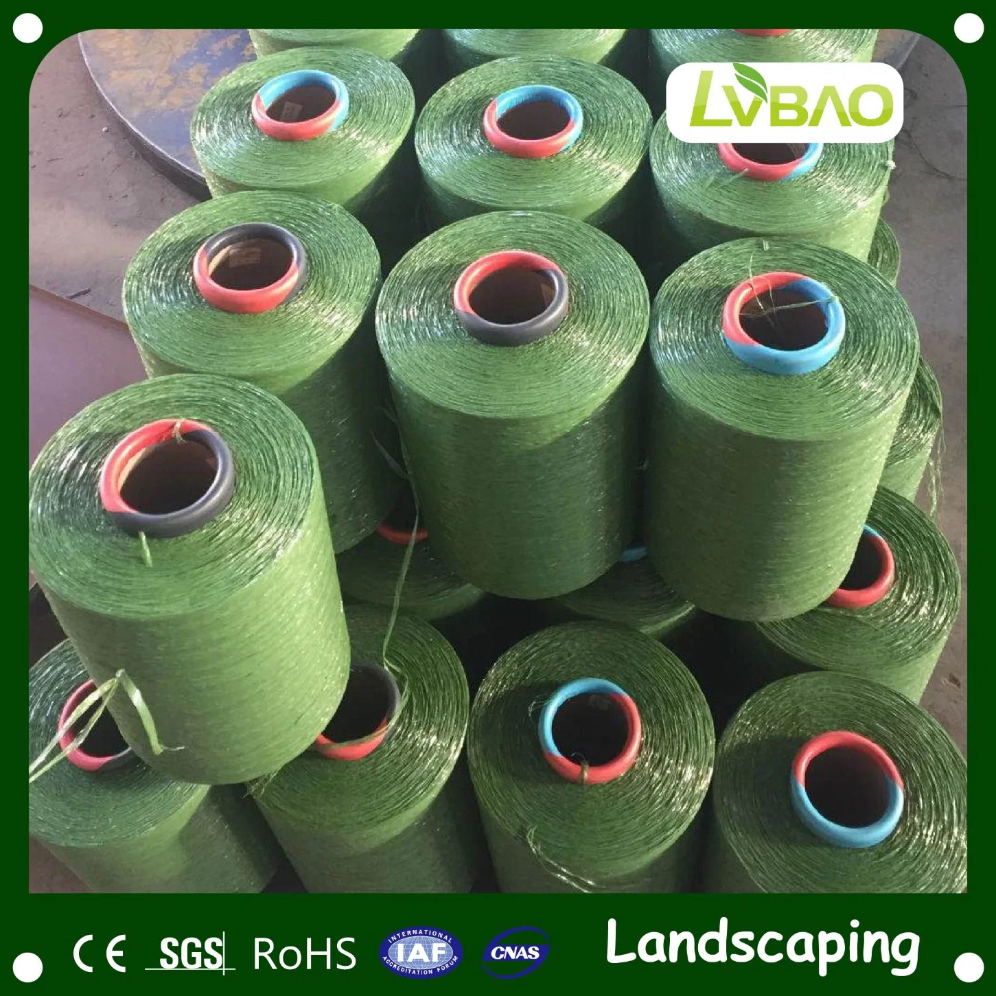 LVBAO Non-toxic Health Safety Flame Retardant No-need Mowing Artificial Grass