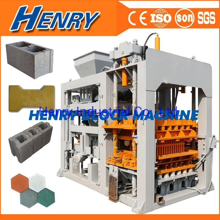 Qt6-15 Fully Automatic Hydraulic Cement Hollow Block Machine Concrete Block Making Machine Paver Machine Curbstone Making Machine Line Booming Business