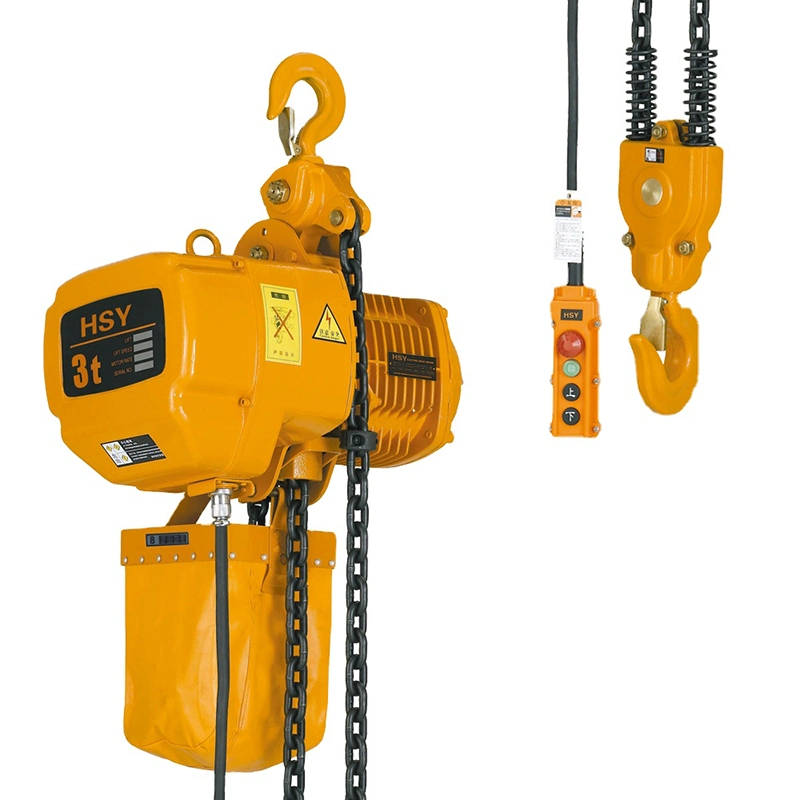 3t 5t 7.5t 10t 20 Ton 380V 50Hz Electric Chain Hoist Trolley