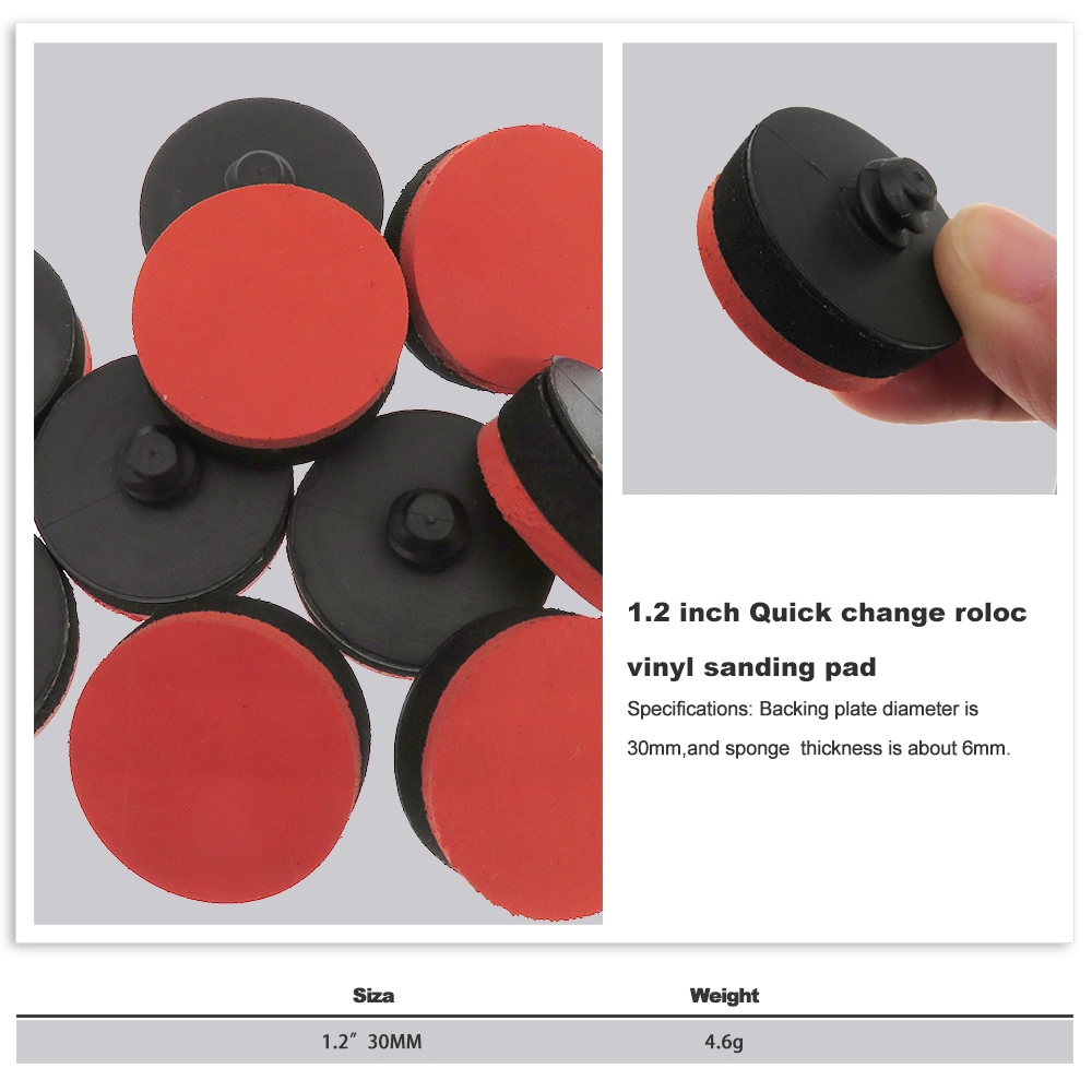 1.2 Inch 30mm Professional Sponge Foam Buffing Polishing Pads for Car Detailing