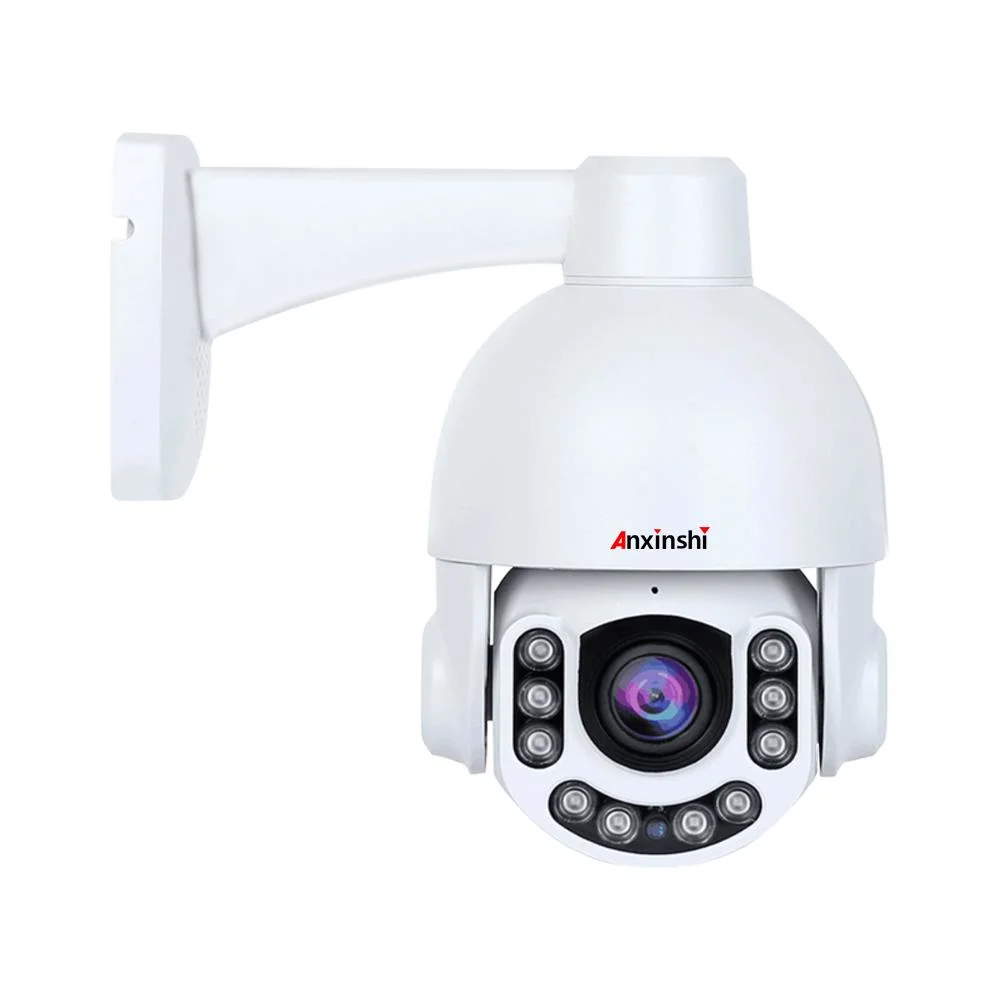 Dual System Backup 8MP Resolution 360 Degree Continues Rotation 4X Optical Zoom IP66 Waterproof Outdoor/Indoor Security System HD Dome PTZ Wireless Camera