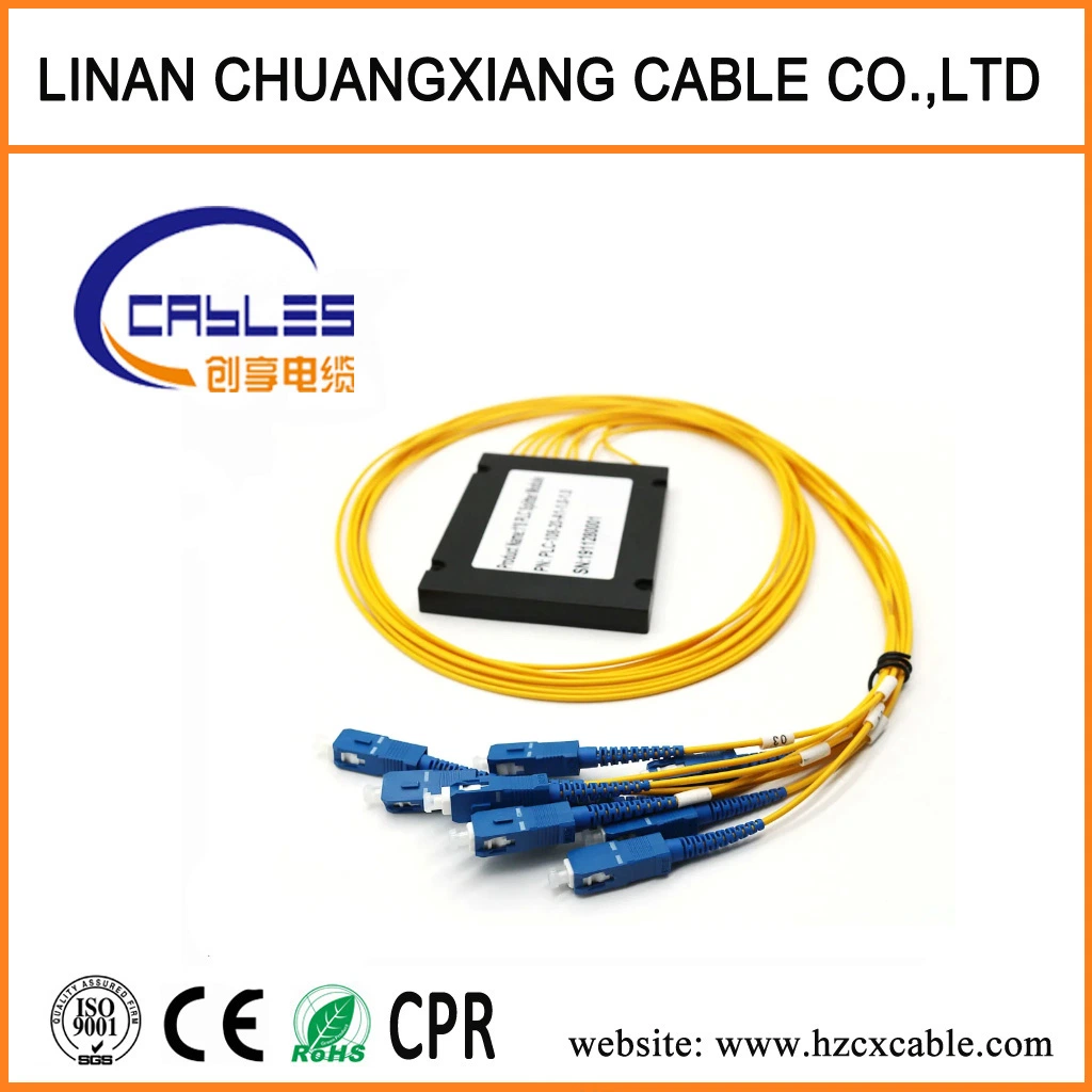 Optical Fiber Cable Single Model FTTH Cable Gjyfxch 1-4 Cores Flat Cable Communication Cable LSZH Steel Wire