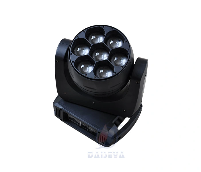 7X40 W 4in1 RGBW Zoom LED Wash Moving Head DJ Stage Leichte Ausrüstung