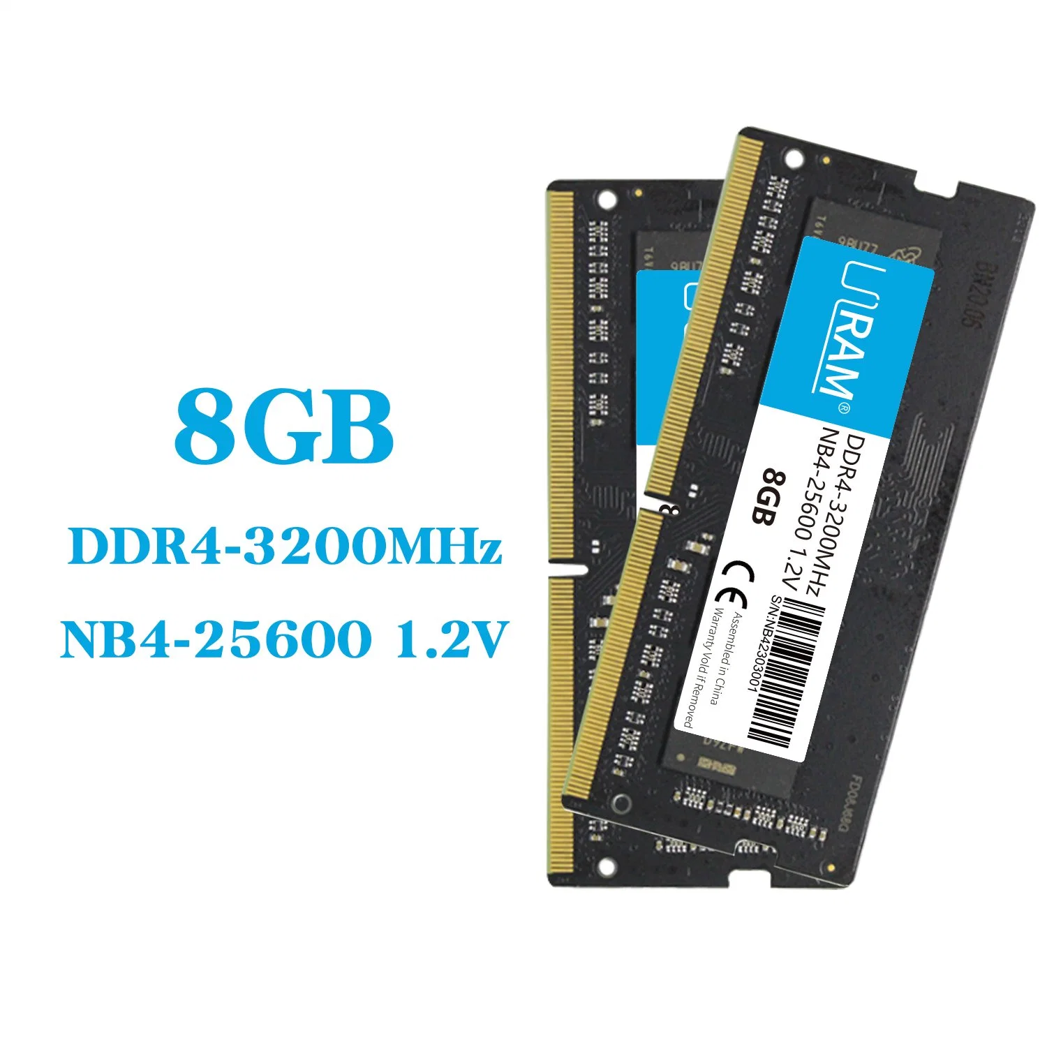 ذاكرة DDR RAM مخصصة للكمبيوتر DDR4 SO-DIMM سعة 8 جيجابايت/16 جيجابايت/32 جيجابايت بسرعة 7200 ميجاهرتز