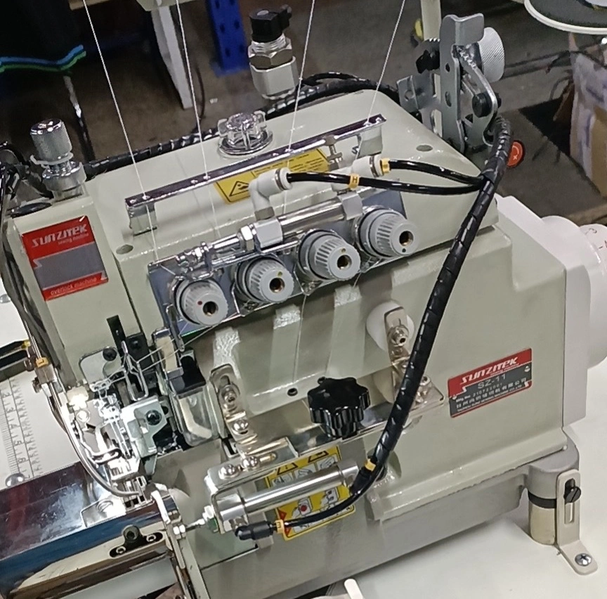 Sz-11 Automatic Sleeve Opening Elastic Cuff Rib Cuff Rib Collar Industrial Overlock Sewing Machine