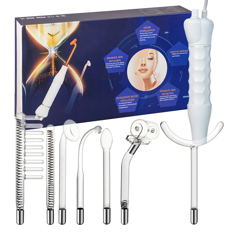 Portable High Frequency 7 in 1 High-Frequency Facial Wand