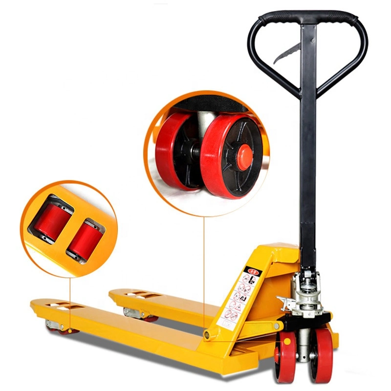 Durable 2.5t and 3t 685mm Pallet Lift Truck with Nylon Wheel