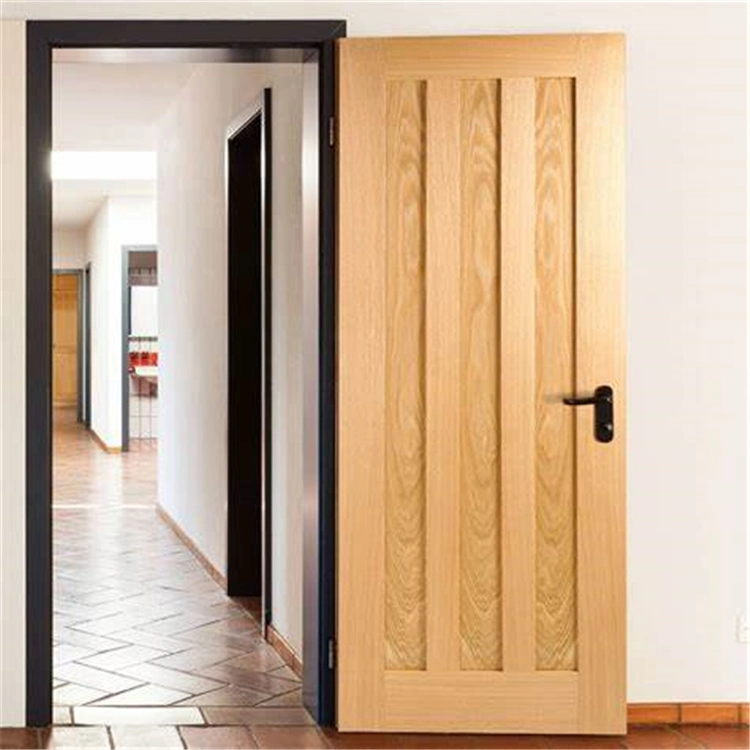 Interior Solid Wood Panel Door Apartment Hotel Room MDF Timber Wooden Veneer Doors