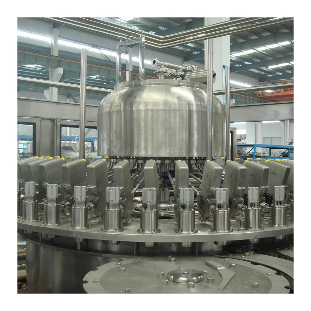 Automatic Small Pet Glass Bottle Mineral Water / Soft Carbonated Beverage Drinks / Fruit Juice Hot Filling Bottling Making Equipment / Production Line