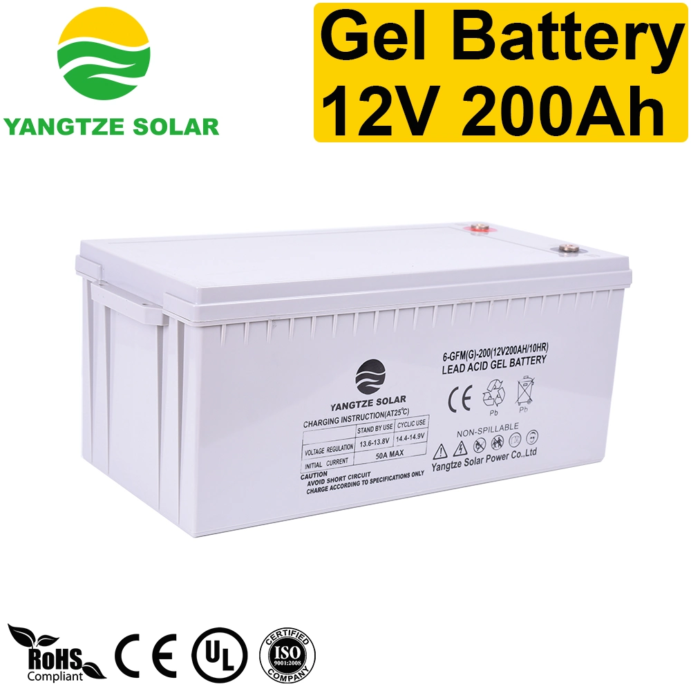 Best Popular 12V 200AMP Gel Battery for Solar Power Banks