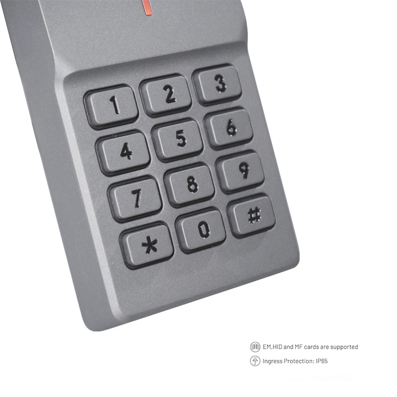 ID MIFARE IC NFC Waterproof IP65 Metal Security Door Access Control System Keypad