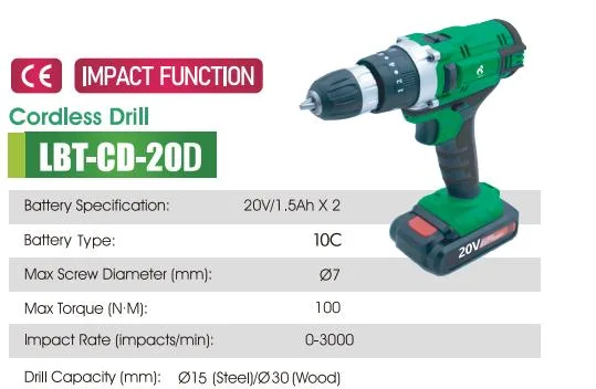 Impacto Nextop aparafusadora sem fio - Ferramentas sem escovas 20V