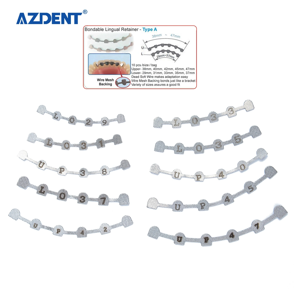 Fast Delivery Azdent 10PCS/Pack Orthodotic Lingual Retainer 10PCS/Pack