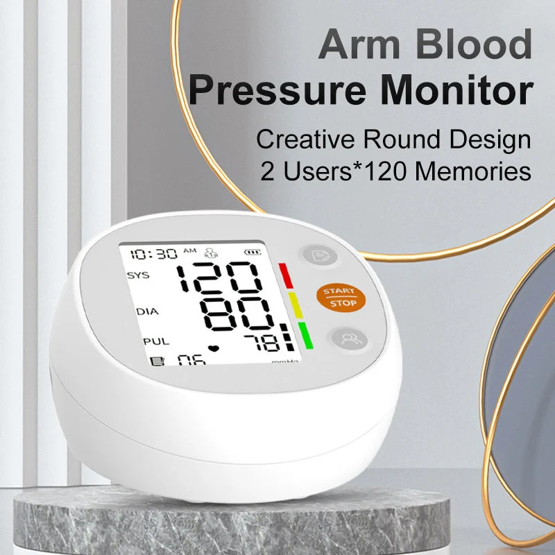 Esfigmomanómetro BP Monitor Digital automático máquina de BP presión arterial Monitores