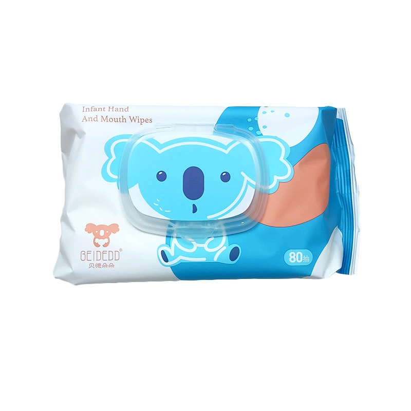 Baby Wet Wipes China Manufacturers 80PCS Nonwoven Cleaning Wet Wipes