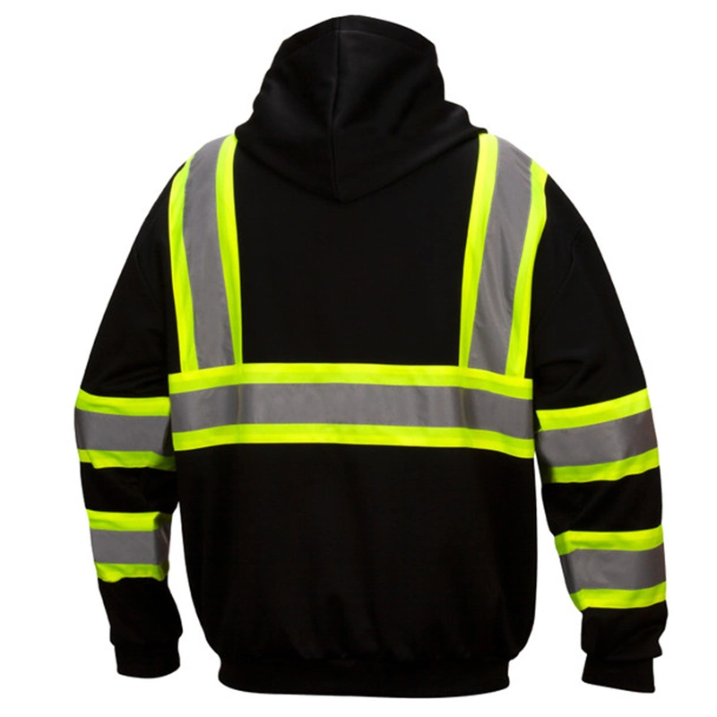 Tough Duck Class 1 X-Back Enhanced Visibility Black Pullover