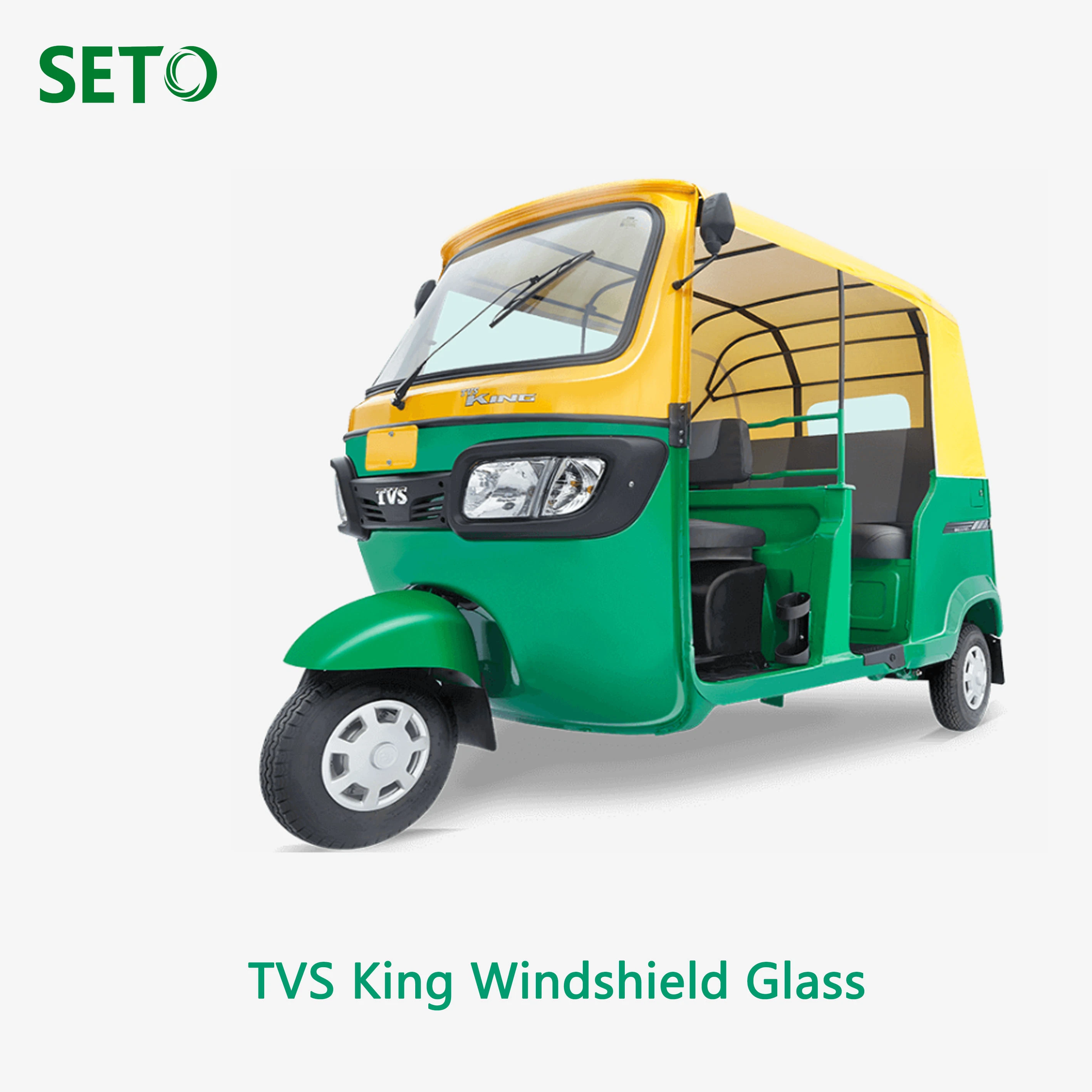 India Tvs King/Bajaj Re/Tuk Tuk Three Wheeler Windshield Automobile Glass Factory