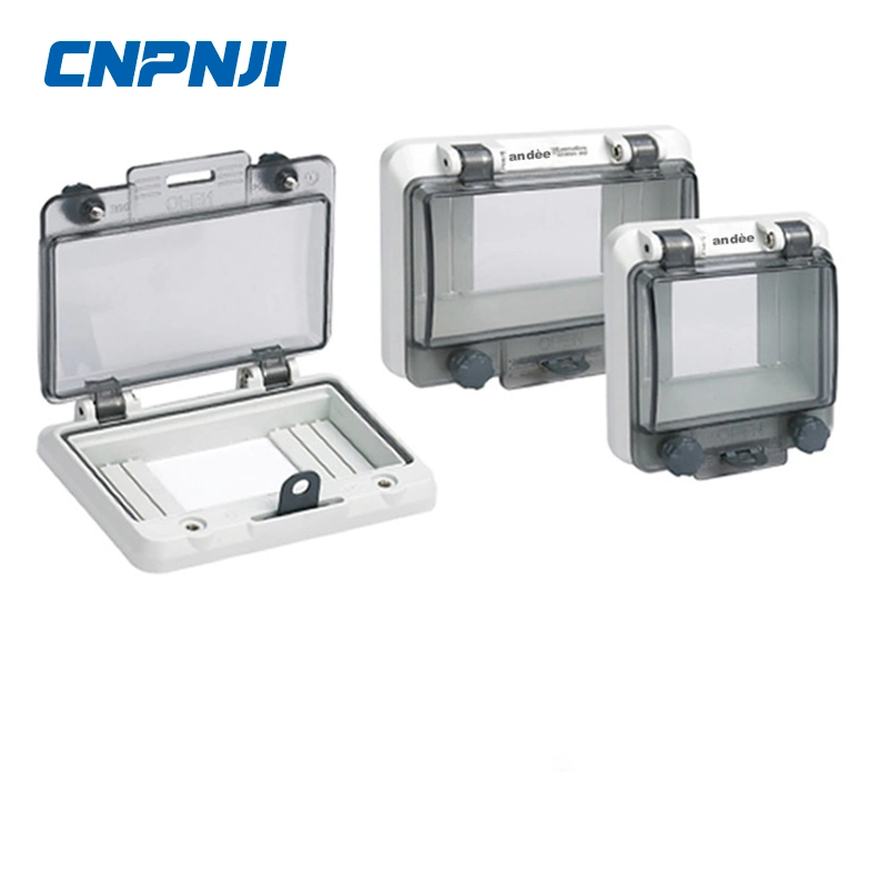 Cnpnji Transparent Protection Window Hood Cover Industrial Lighting Switch Waterproof Power Distribution Box