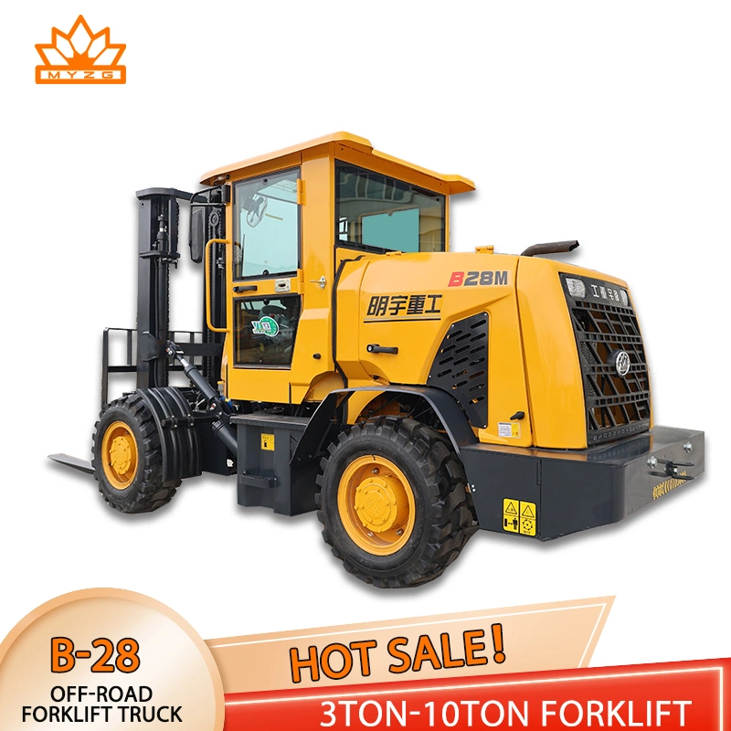 Mingyu Warehouse Equipment Heavy Duty for Sale Rough Terrain Trucks 3ton Diesel Forklift Truck