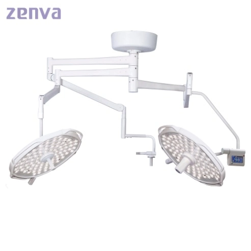 Double Head Ceiling Mounted Surgery Light Medical Shadowless Lamp