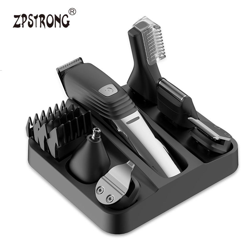 6 in 1 Electric Hair Clipper Barber Trimmer Razor Shaver Beard Men Shaving Machine Cutting Nose Hair Trimmer