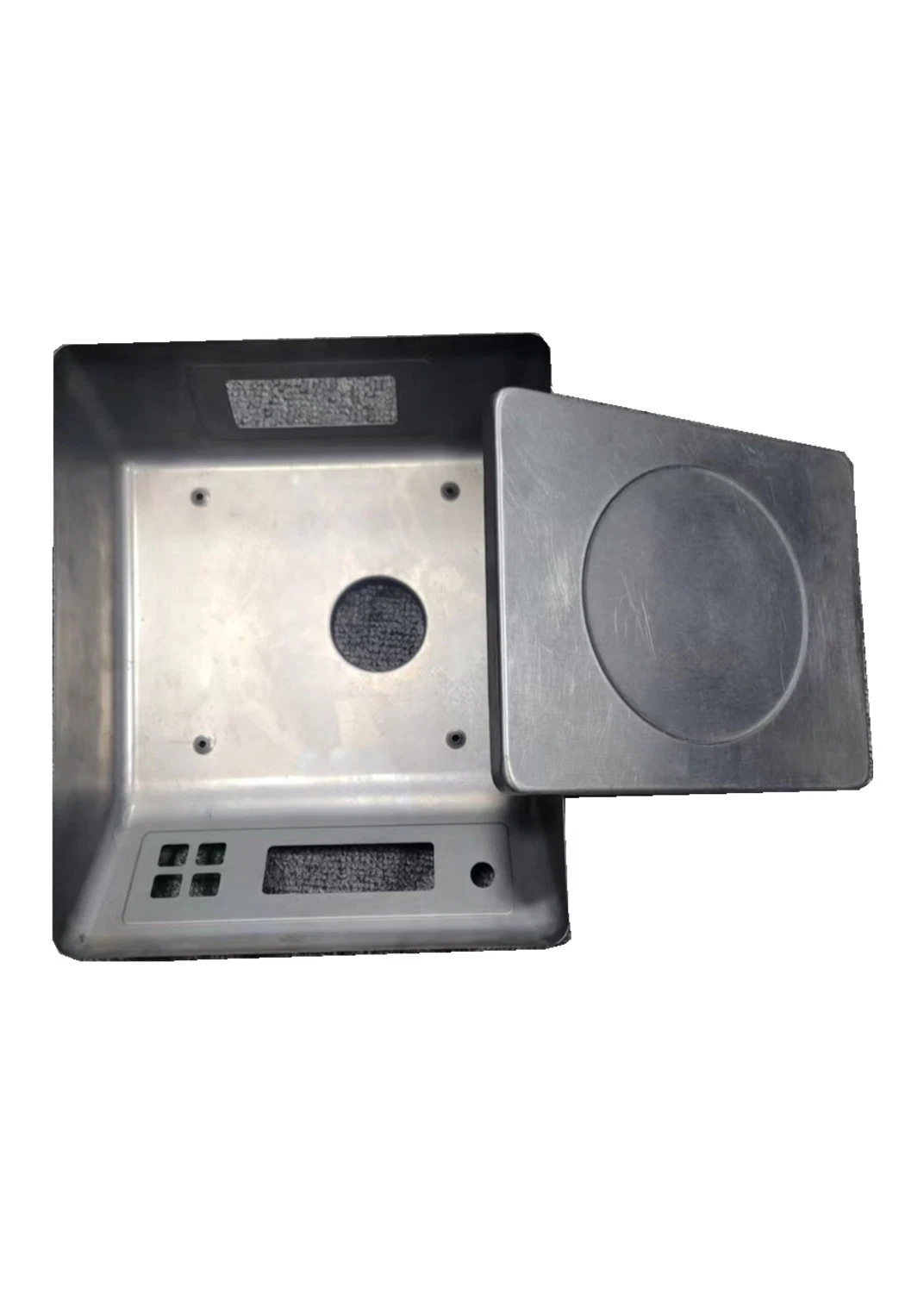 Customization Sheet Metal Fabrication Deep Drawn Stainless Steel Weight Scale Enclosure