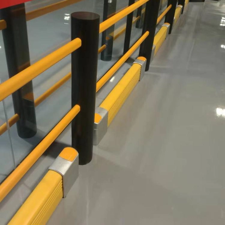 Strong Guardrail Protecting People Against Forklift Impacts