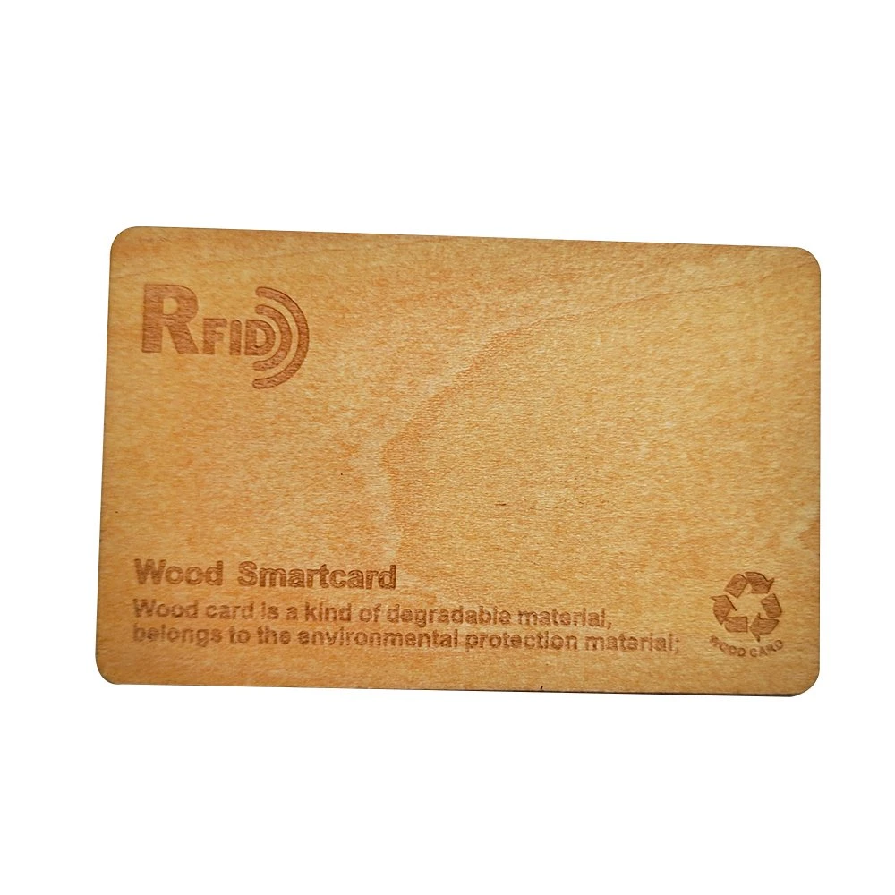 Eco-Friendly Contractless Smart Card Wood Business Card