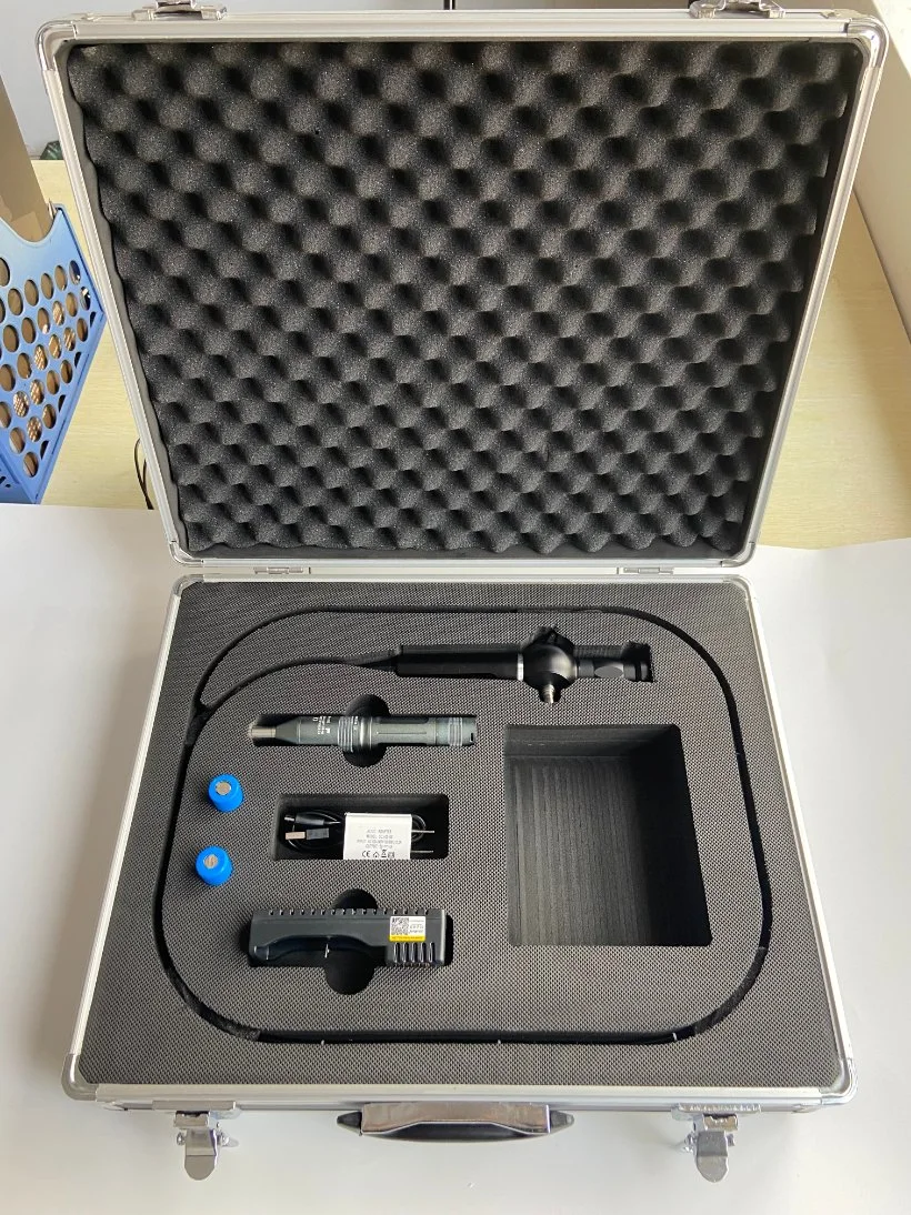 3мм гибких оптических Vet Fiberscope Endoscope с 1м зонд, прямого просмотра, медицинские трубки