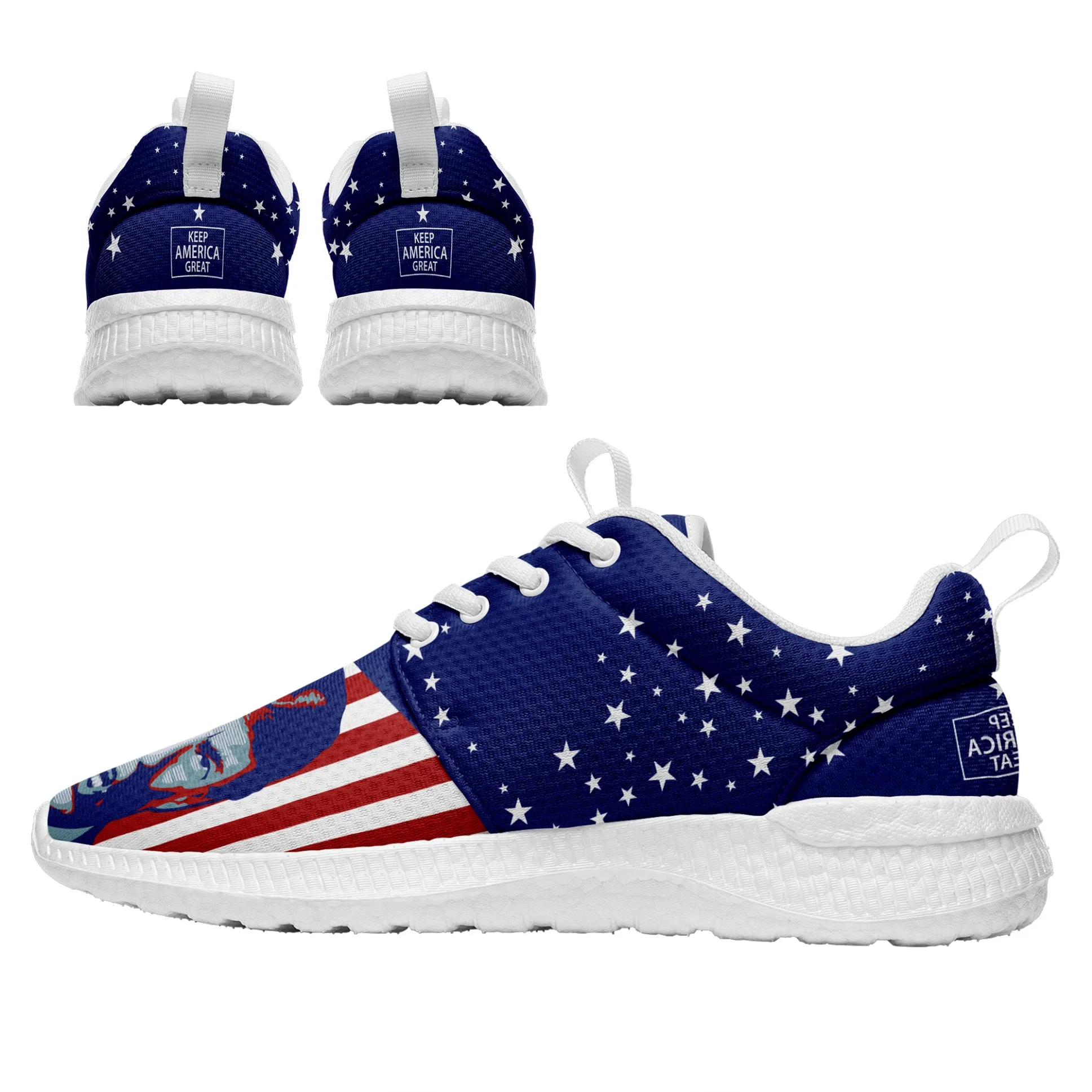 Custom Unisex Casual Sport Running Shoes Print on Demand Sneaker Drop-Shipping Footwear