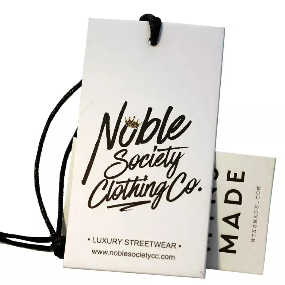 Factory Price Custom Logo Recycled Swing Vanilla Paper Hang Tag