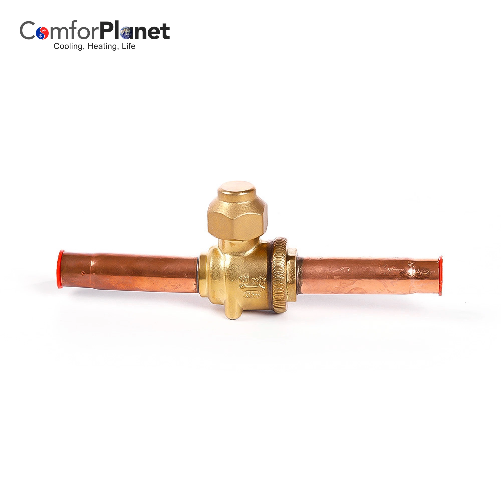 Wholesale Factory Price Ball Valve for Refrigerant Air Conditioner System Air Conditioning Valve with Brass Body