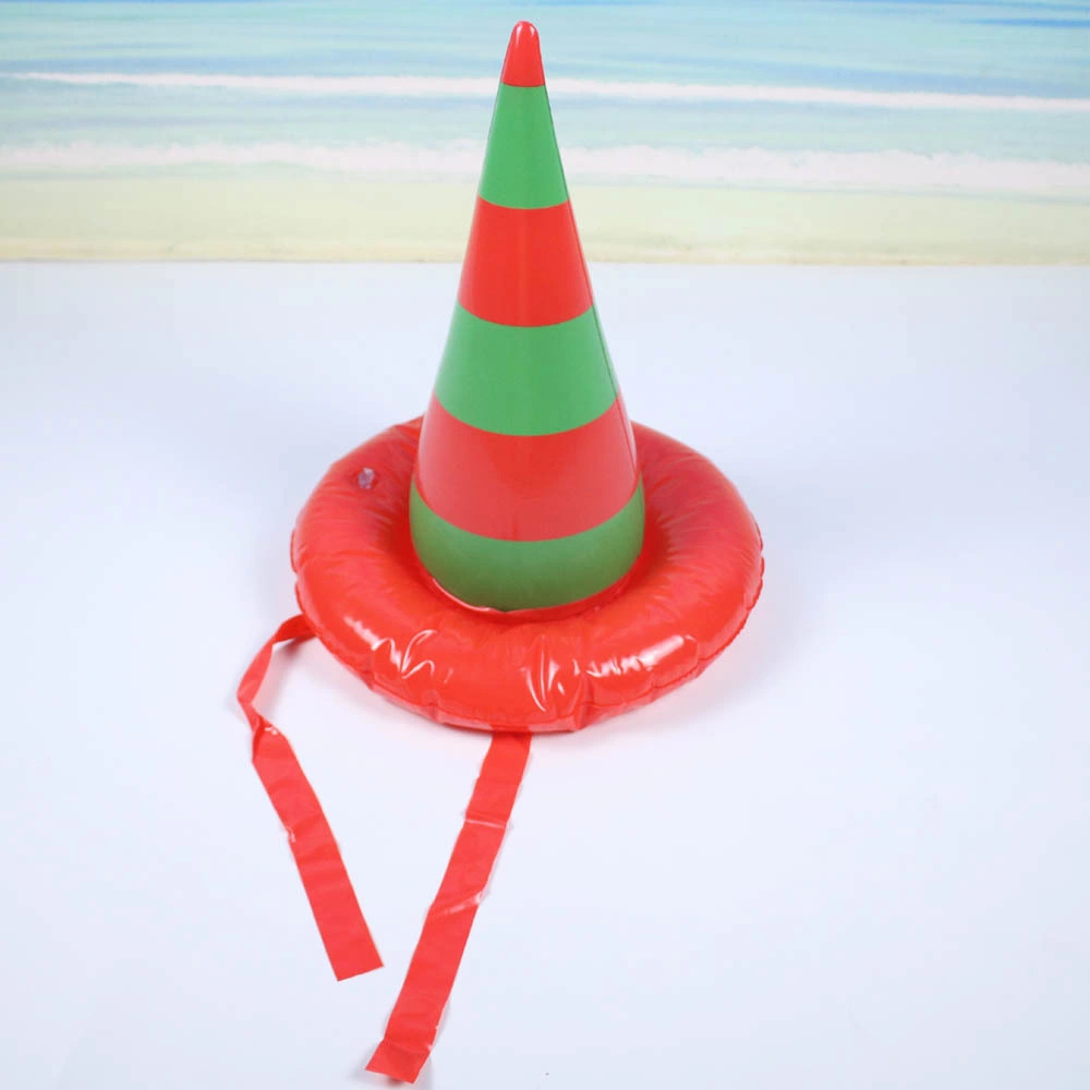 Cono de Helado duradera Toss Game Hat juguete Cono de tráfico de arrojar el anillo de árbol de fiesta de Navidad de juguetes inflables de PVC