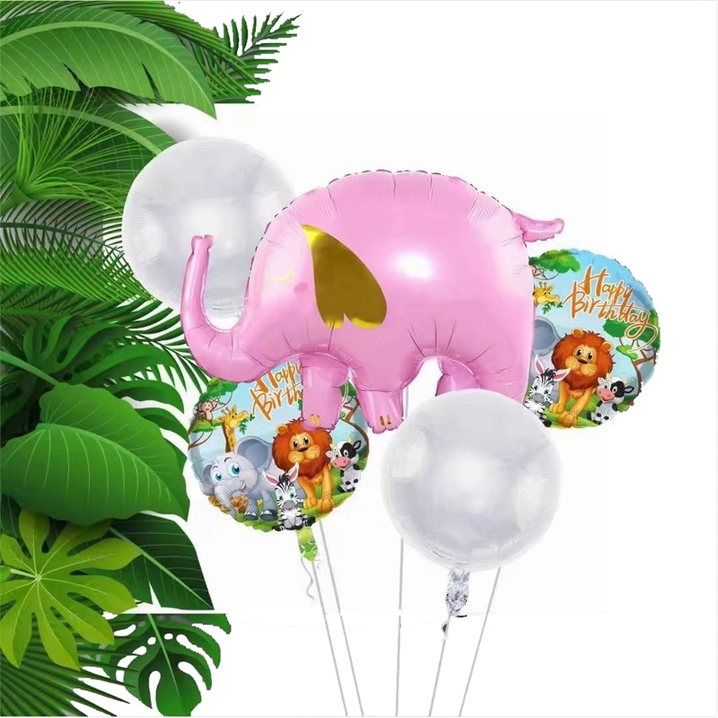 Kids Theme Birthday Party Supplies Dinosaur Foil Helium Balloon for Indoor Decoration