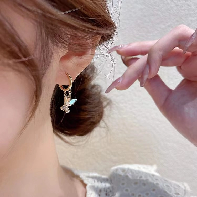 Factory Wholesale/Supplier Popular Butterfly Earrings Fashion Accessories