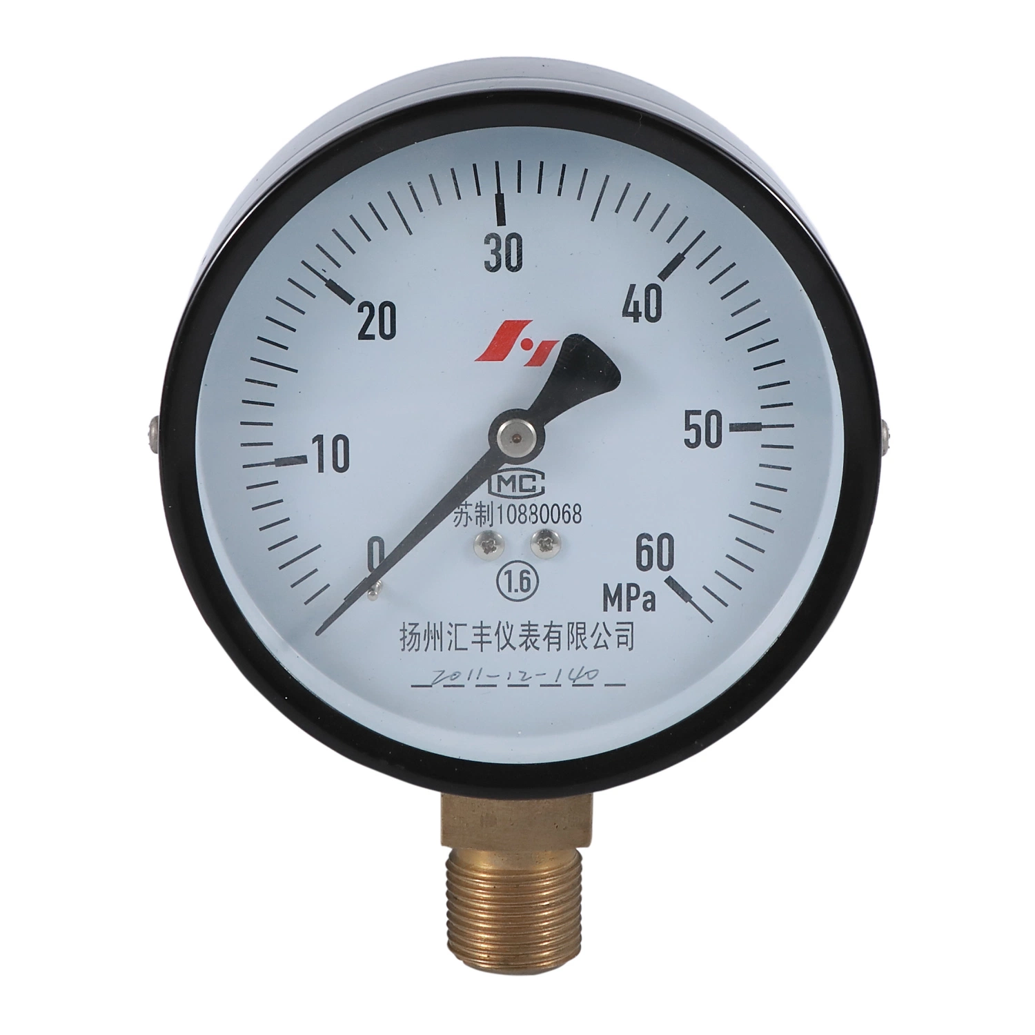 Water Pressure Gauge for Water Pressure Regulator 0-60MPa