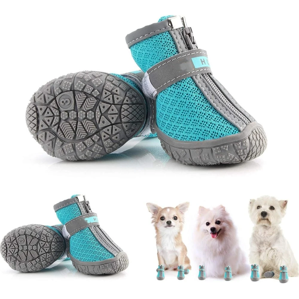 Breathable Dog Shoes for Summer Paw Protector for Outdoor Walking