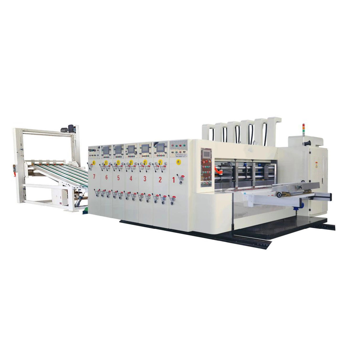 Automatic Corrugated Carton Box Printing Slotter Die Cutter Machine