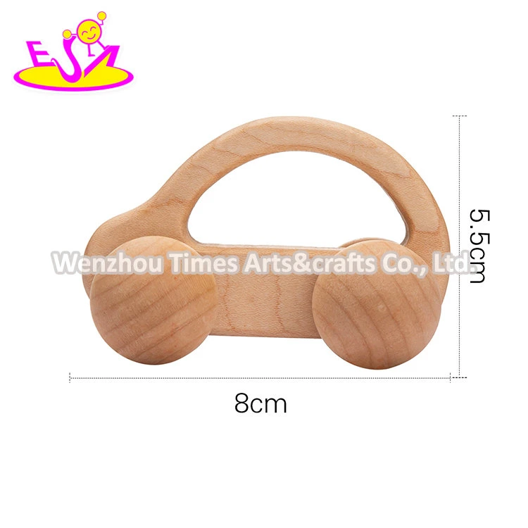 Educación temprana sensorial Mini Eco-friendly Walnut coche de madera de juguete para Niños W04A612