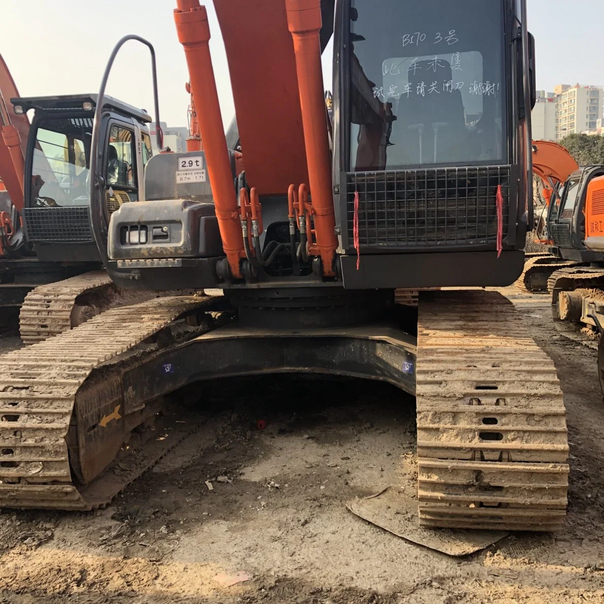 Máquina de construção utilizados Hydraulicexcavator Hitachi ZX200 para venda