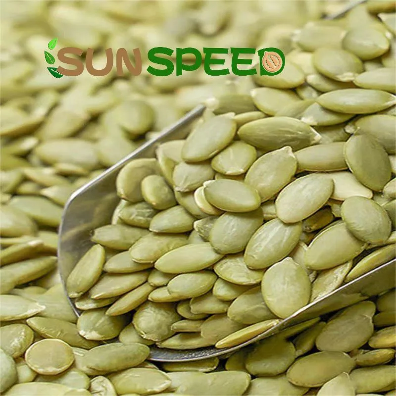 2023 New Crop China Green Pepitas Shine Skin Pumpkin Seed Kernels Quality