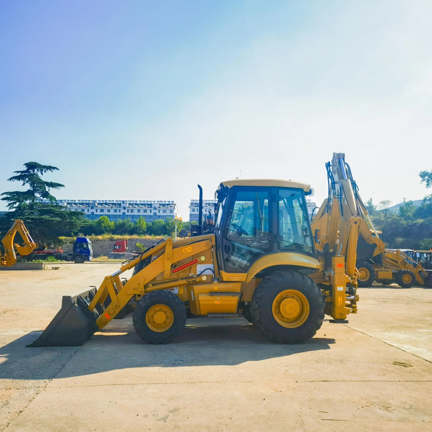 Euro 5 EPA China Small Mini Excavator Backhoe Loader for Sale