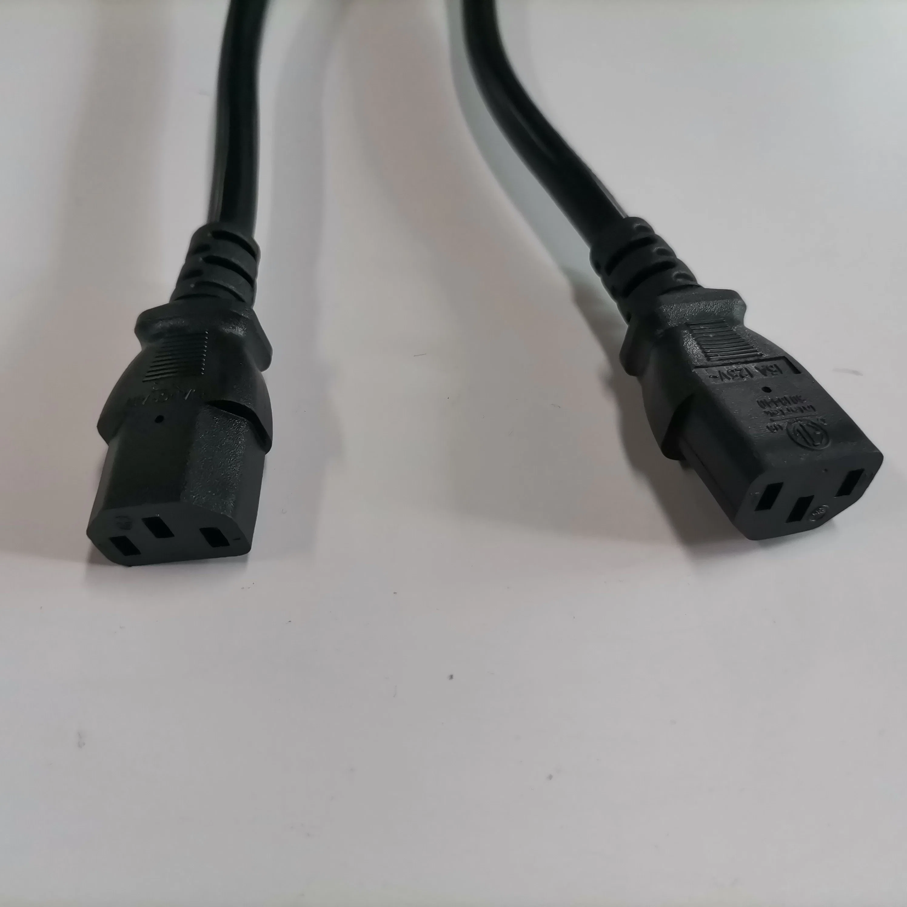 C20 a 2xc13 divisor cable de alimentación cable principal de 1,5mm2 divisor Cable 1 mm2 negro