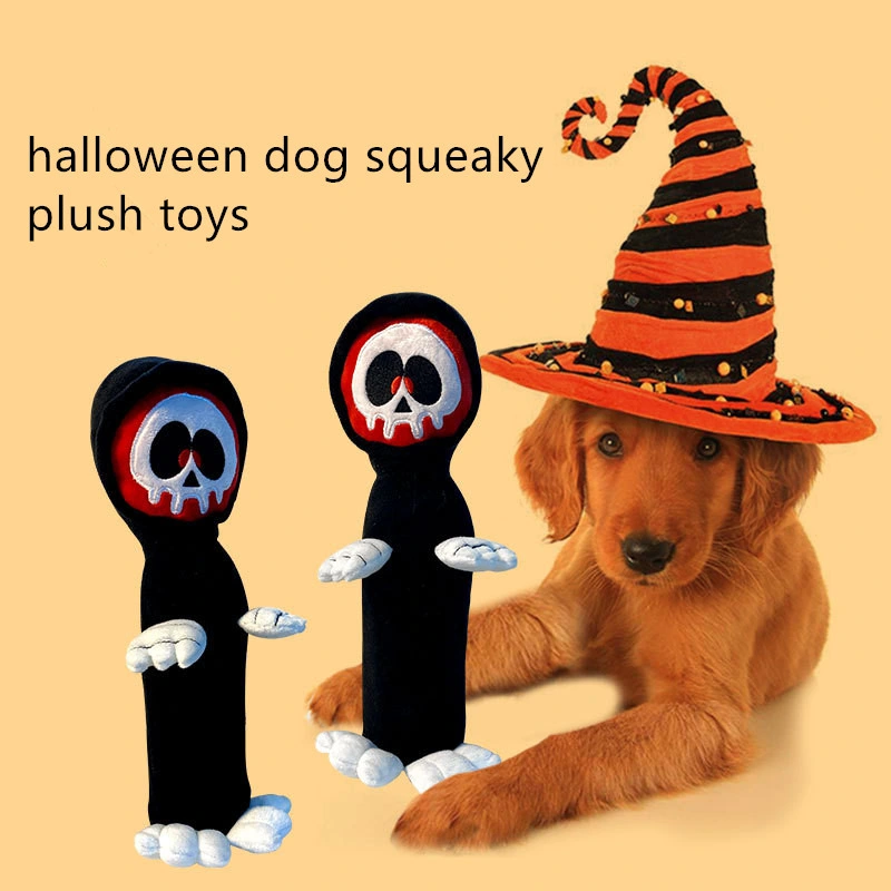2022 New Design Wholesale Dog Plush Toy Halloween Pet Toys Dog Squeaky Toy