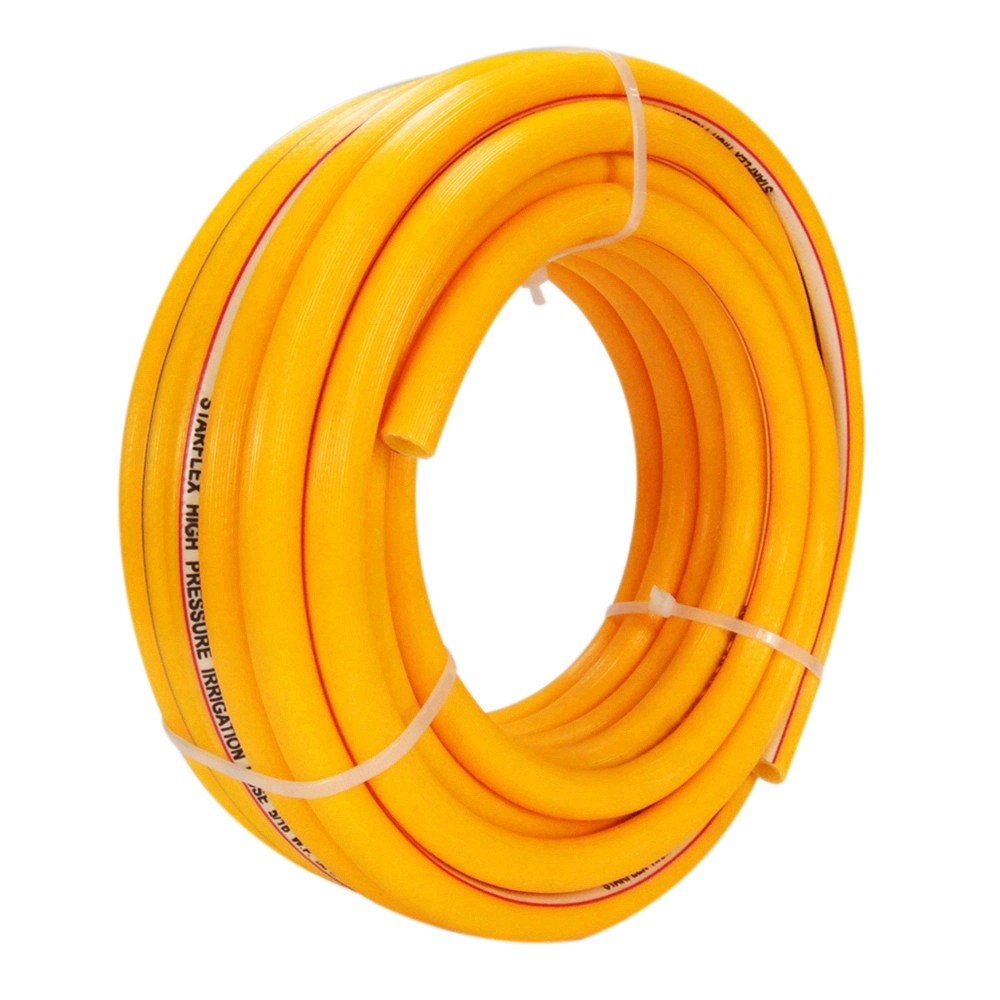 Customized 3 5 Layer Flexible Agricultural PVC High Pressure Water Air Spray Pipe 6 8 8.5 12mm Yellow Blue Color Plastic Tube Hose