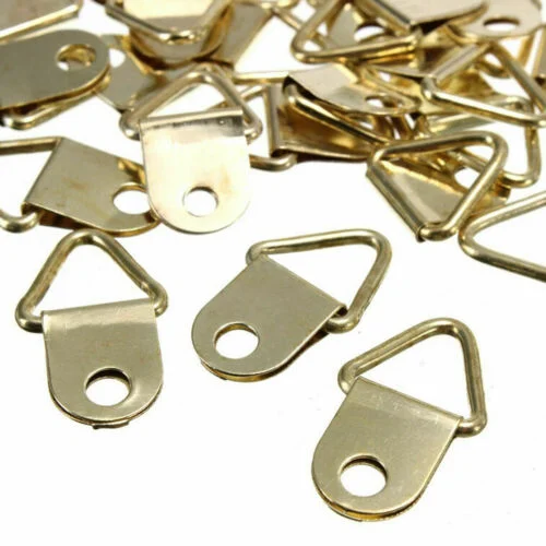 Metal Door Hardware Manufacturers Triangl Metal Hanging Ring Hooks