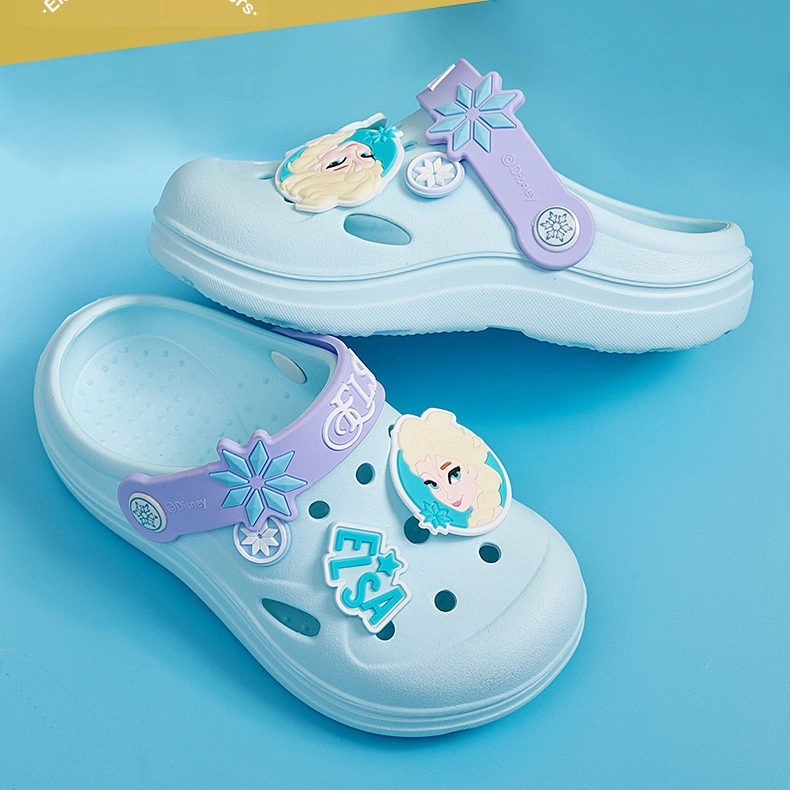 Prinzessin Elsa Sandalen Frozen EVA Kinder Slipper rutschfeste Outdoor-Bad Schuhe Hausschuhe Geschenk Cartoon Schuhe für Mädchen